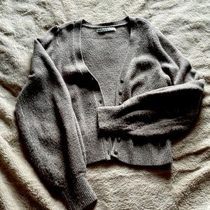 Cropped Abercrombie cardigan